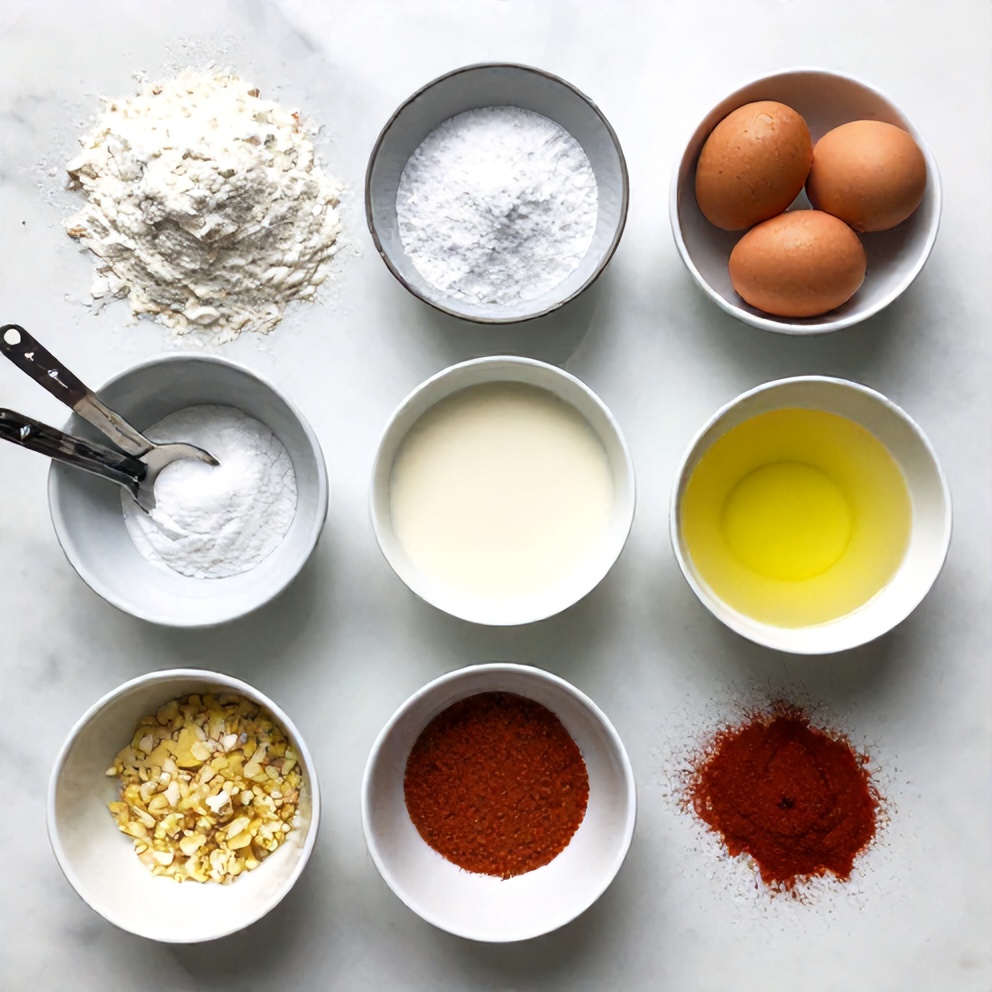 Raw ingredients for Easy Finger Foods