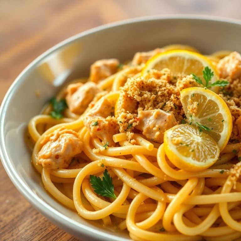 Easy Lemon Chicken Pasta