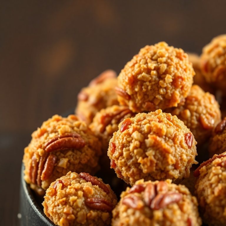 Easy Pecan Crunch Glazed Bites