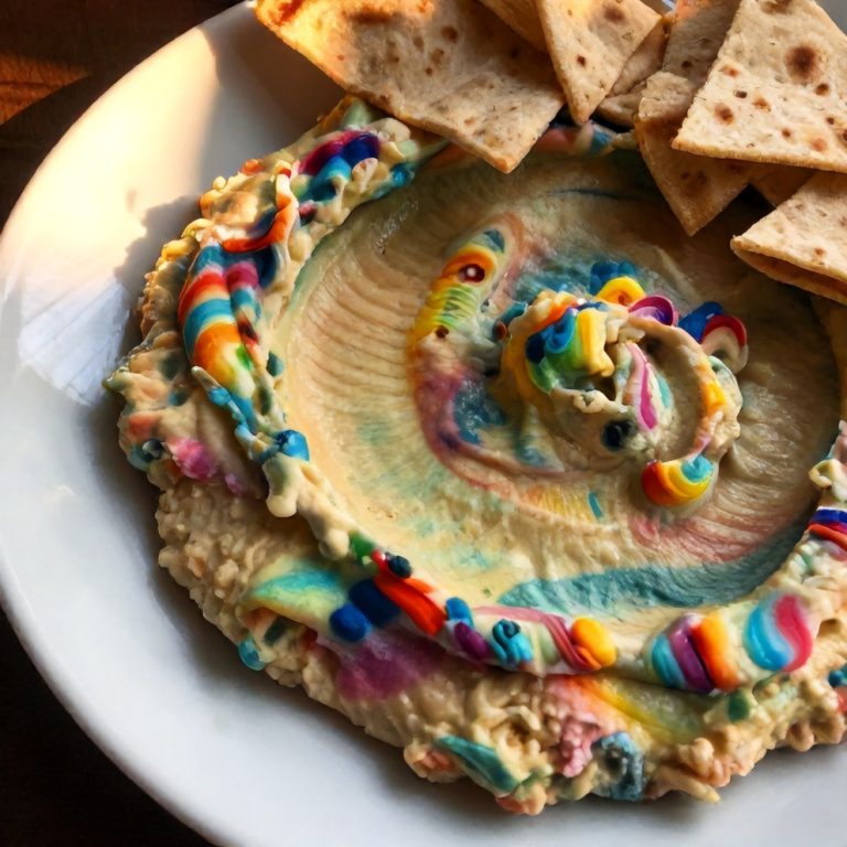 Easy Rainbow Hummus