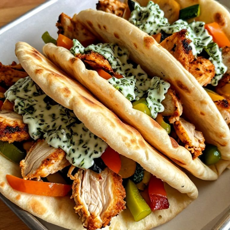 Easy Sheet Pan Chicken Pitas
