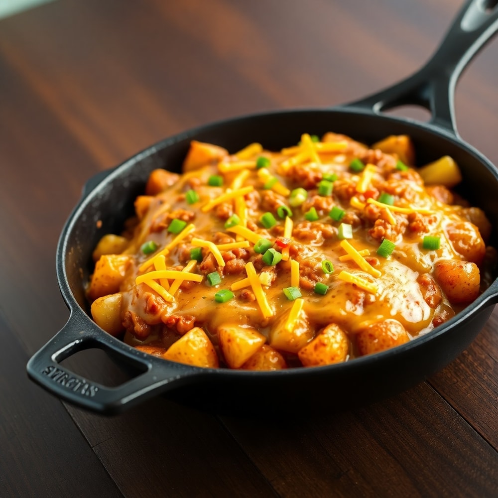 Sloppy Joe Potato Skillet