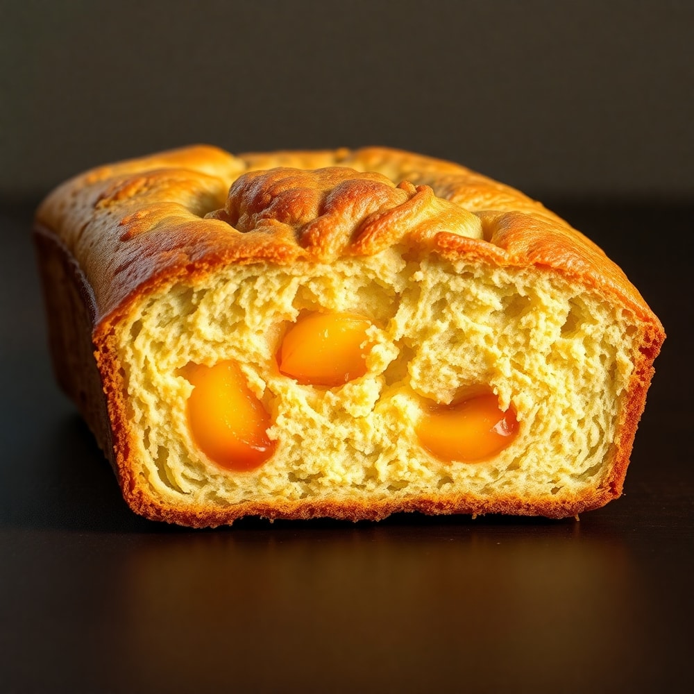 Easy Spiced Peach Bread