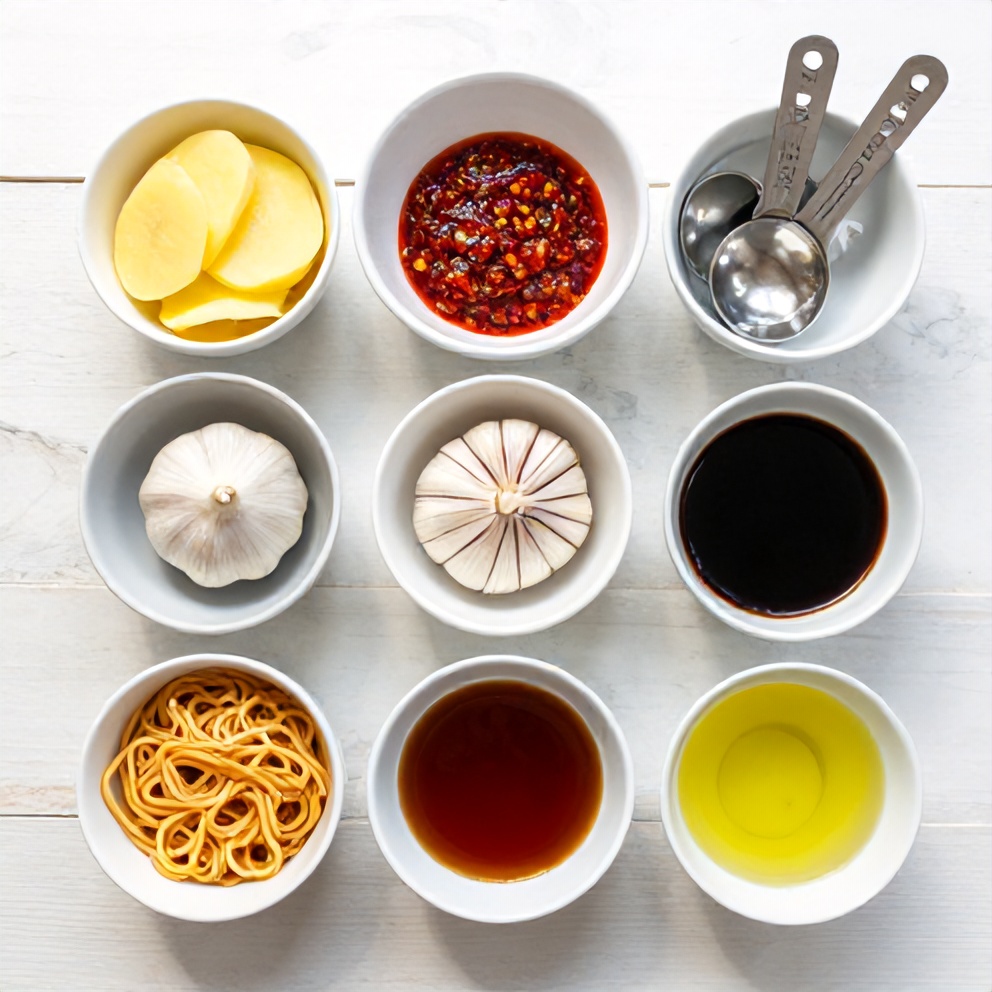 Spicy Potato Noodles Ingredients