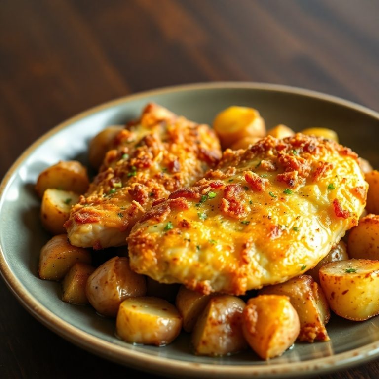 Garlic Parmesan Chicken and Potatoes