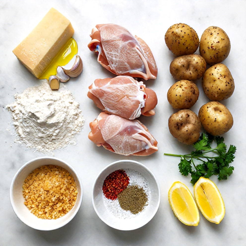 Garlic Parmesan Chicken and Potatoes ingredients