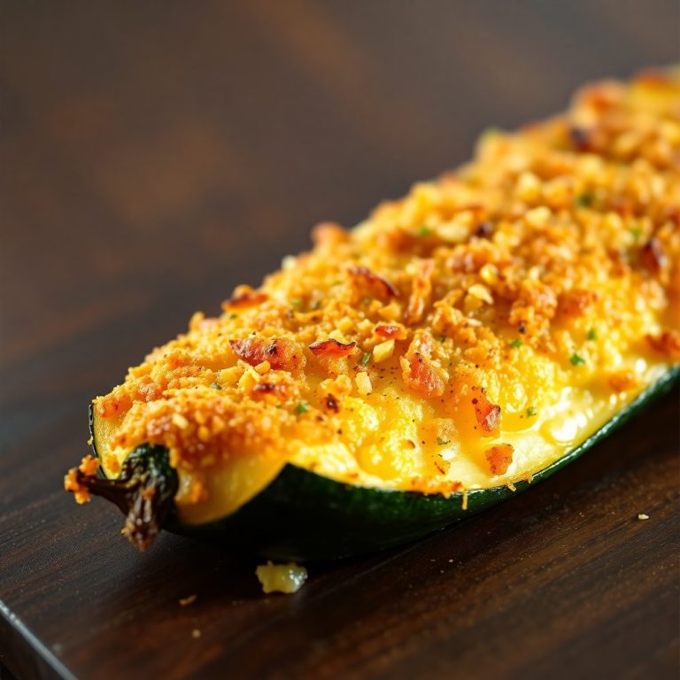Garlic Parmesan Roasted Zucchini