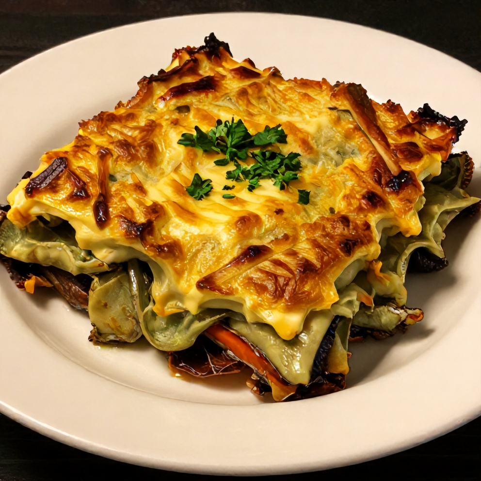 Plated Greek Moussaka