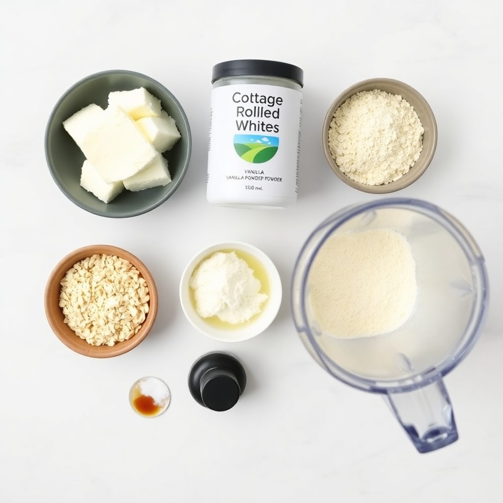Raw ingredients for High Protein Pancake Muffins