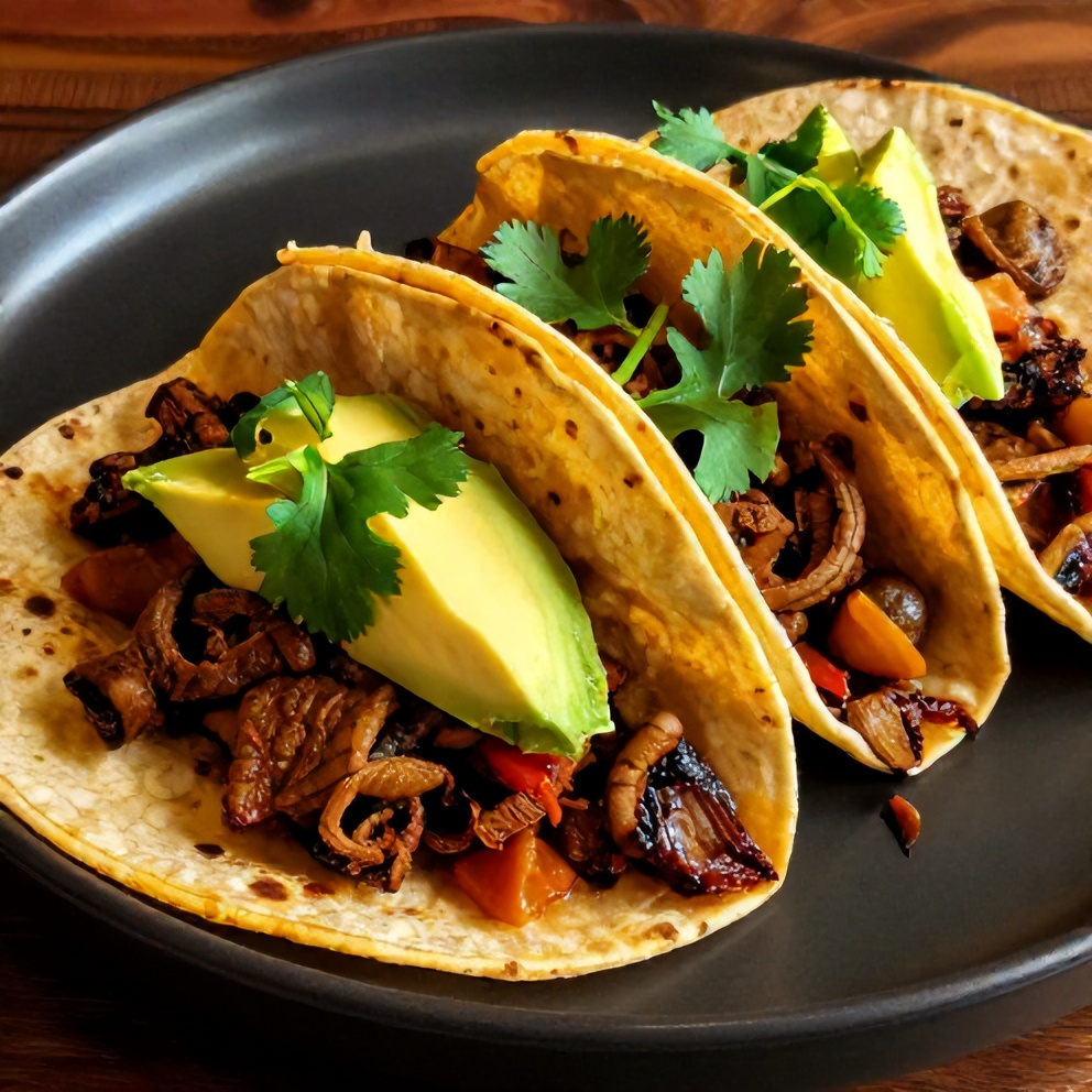 Tacos with homemade taco seasoning