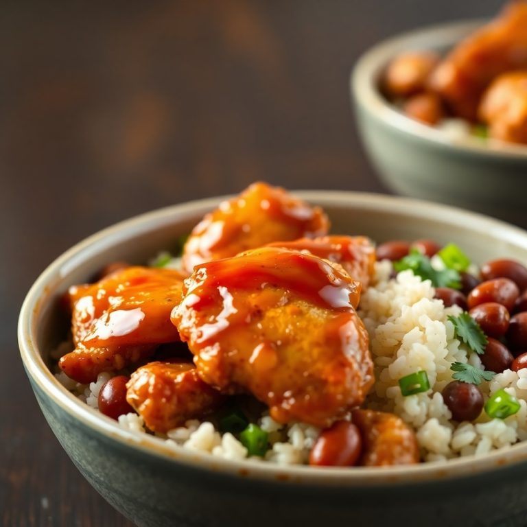 Honey Chipotle Chicken Rice Bowls