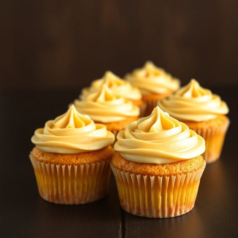 Honey Peach Cream Cheese Cupcakes
