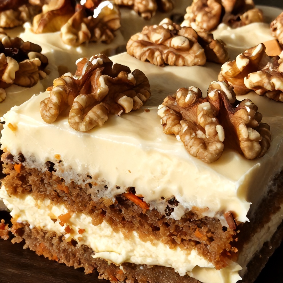 carrot cake cream cheese bars
