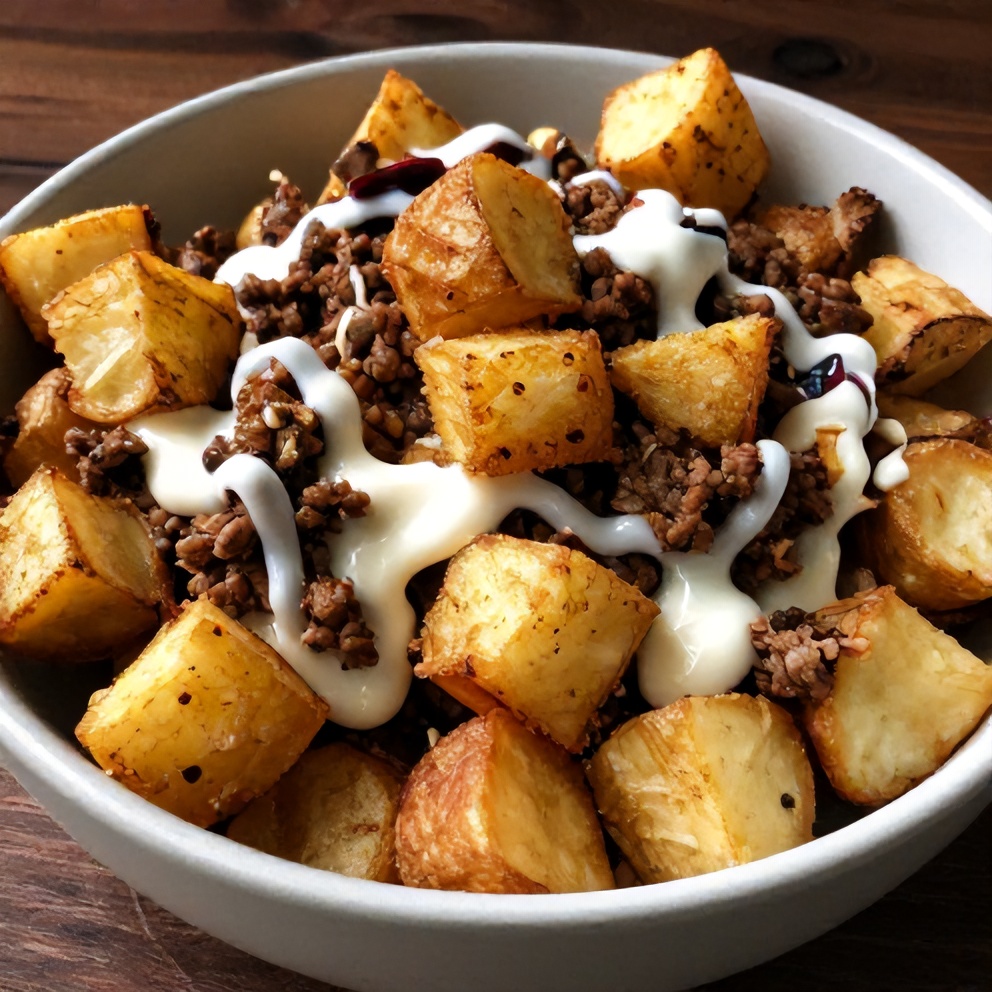 Loaded Potato Taco Bowl