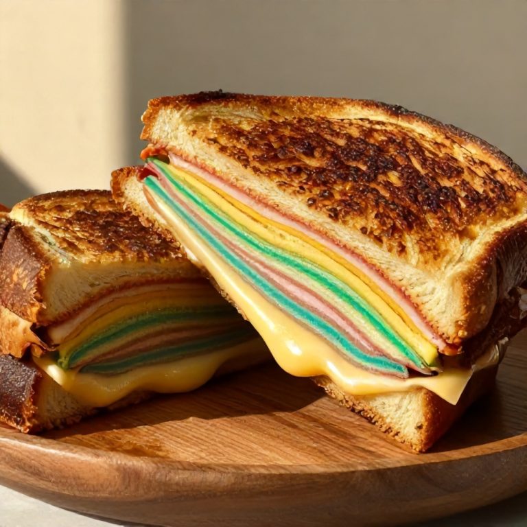 rainbow grilled cheese