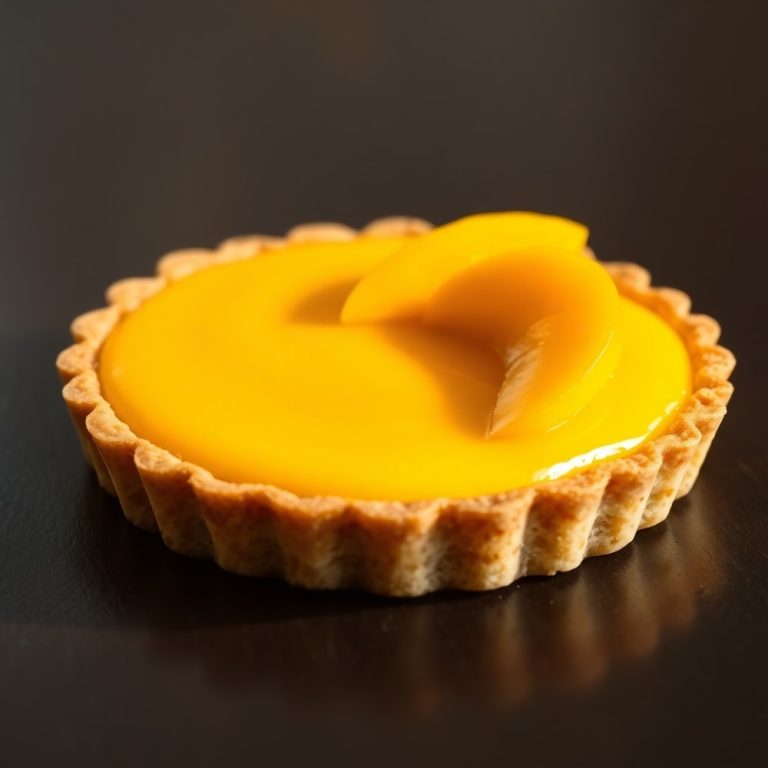 mango curd tart