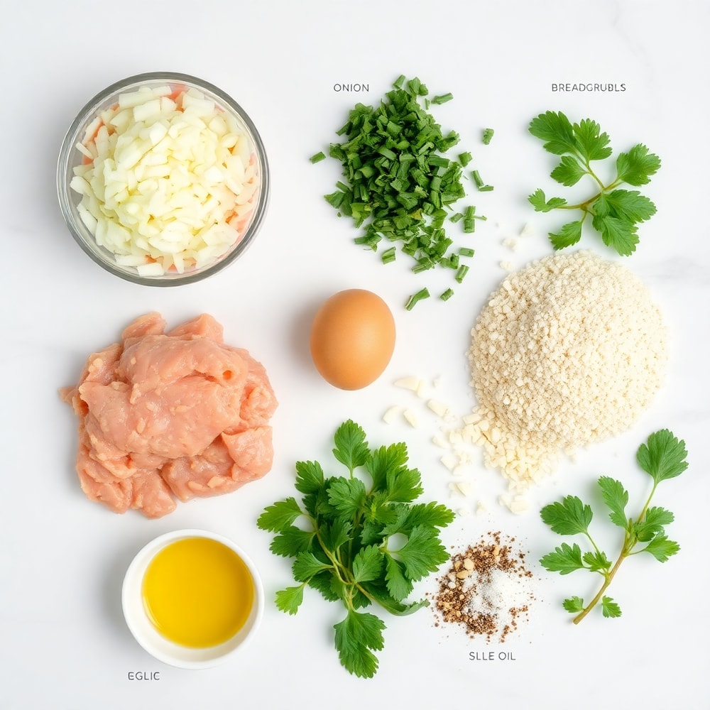 Mediterranean Chicken Kofta Ingredients