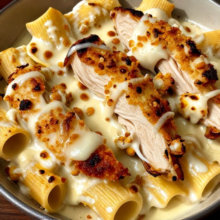 Mozzarella Garlic Butter Chicken Bowties