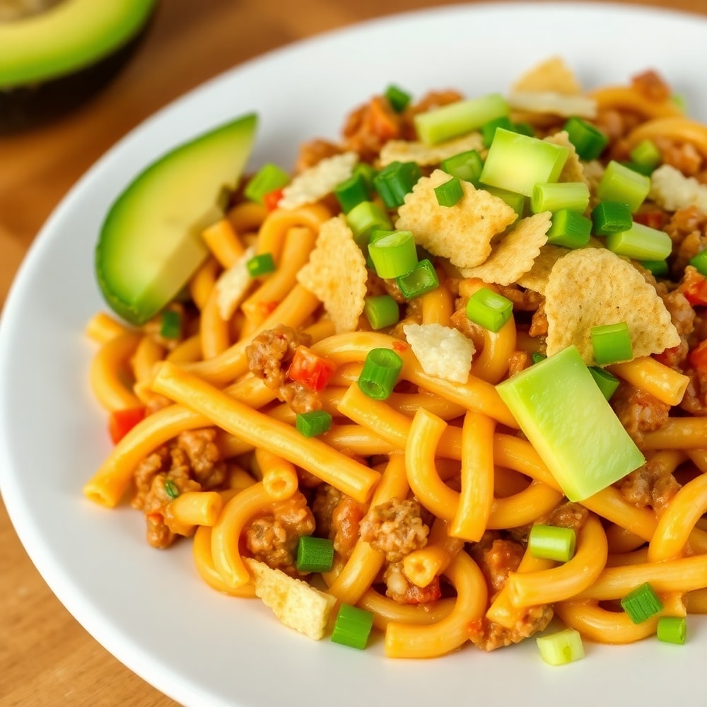 One Pot Cheesy Taco Pasta Final