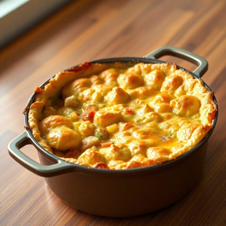 One Pot Gnocchi Chicken Pot Pie