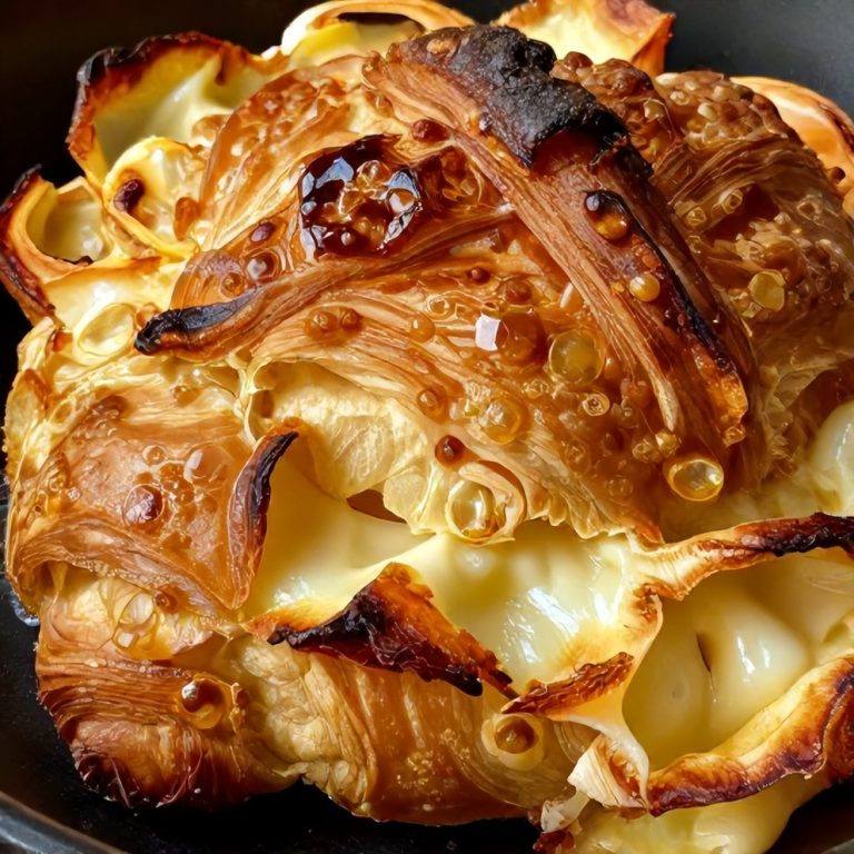 overnight croissant breakfast casserole