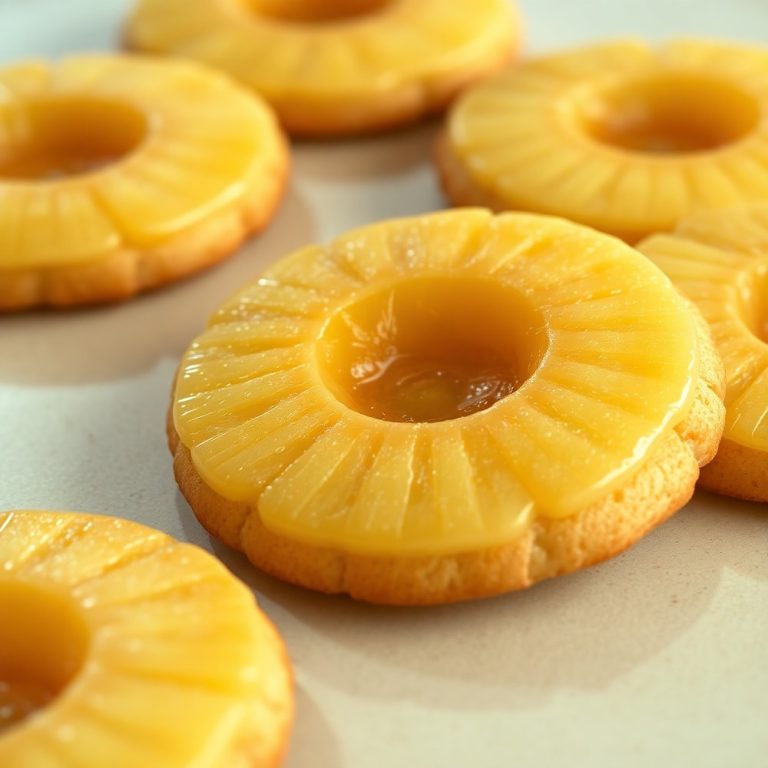 Pineapple Upside Down Sugar Cookies