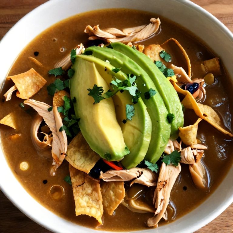 Poblano Chicken Tortilla Soup