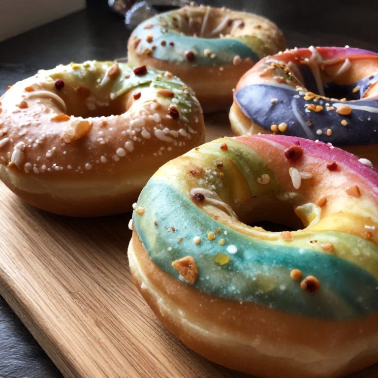 rainbow donuts