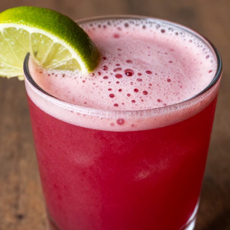 Raspberry Passionfruit Tequila Sour