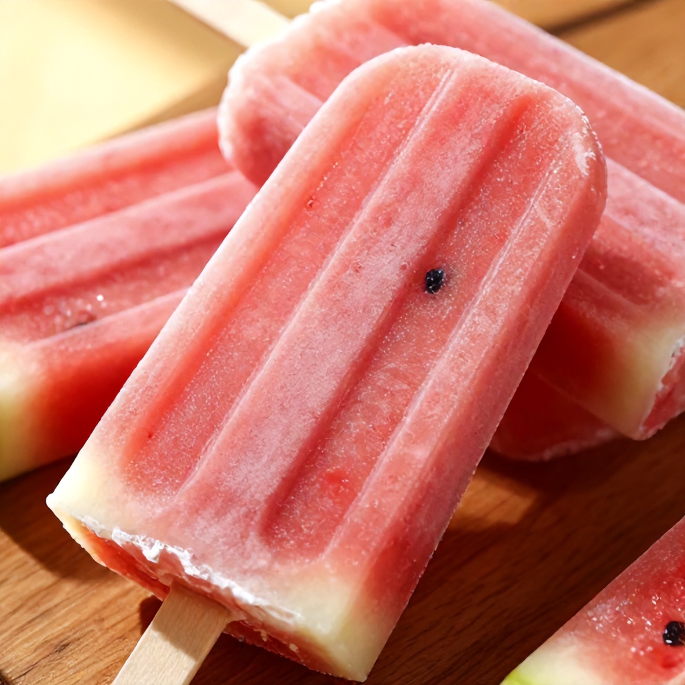 refreshing watermelon coconut popsicles