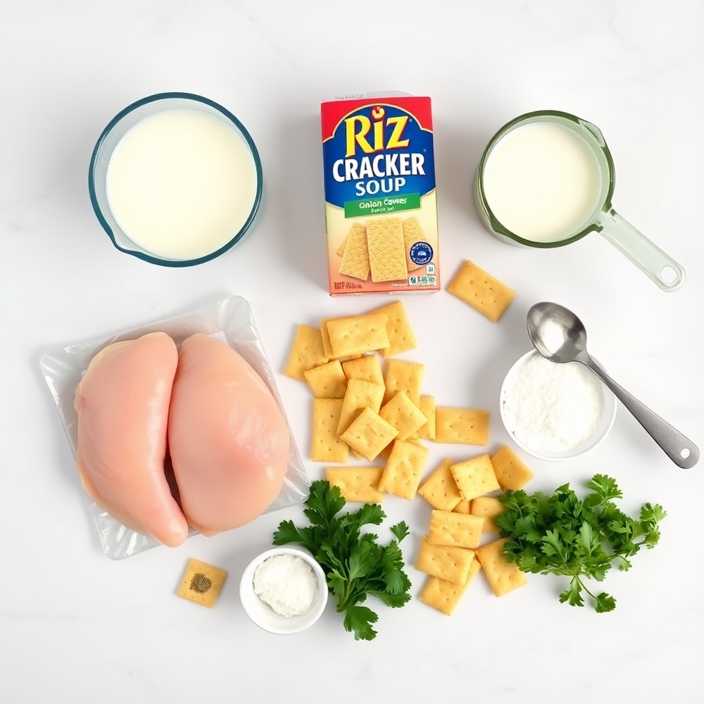 Ritz Cracker Chicken Casserole Ingredients