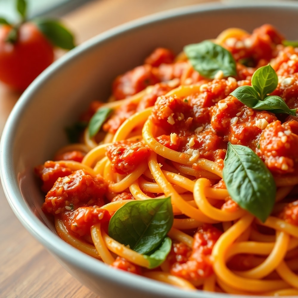 Roasted Tomato and Garlic Ricotta Pasta