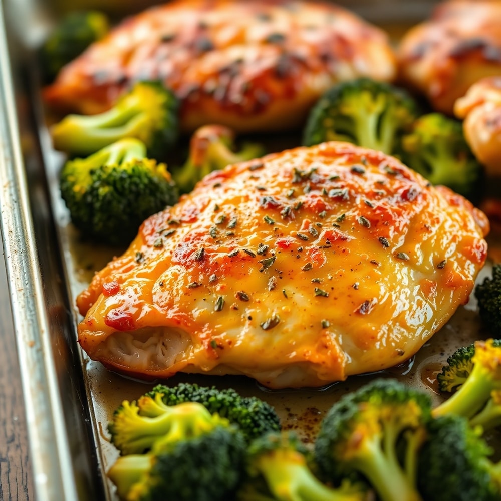 sheet pan lemon herb chicken and vegetables