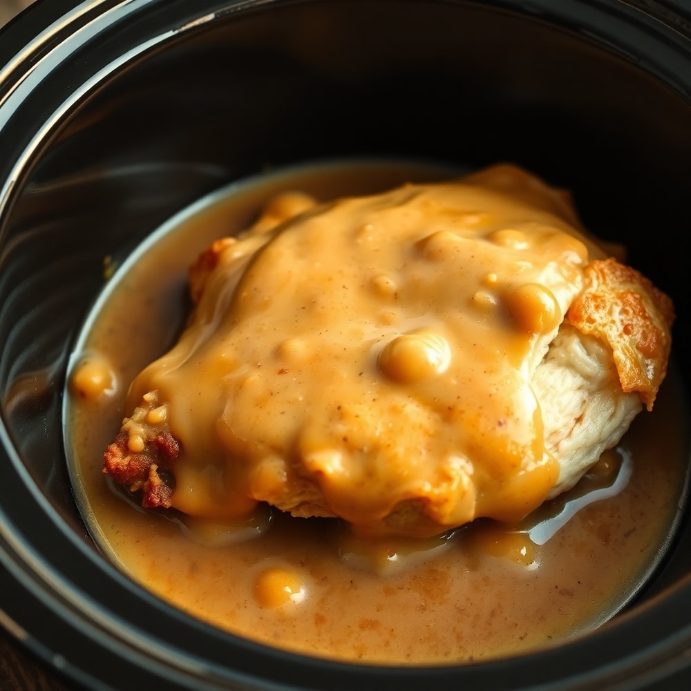 Slow Cooker Chicken and Gravy