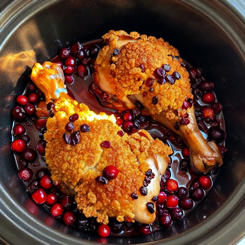 Slow Cooker Cranberry Chicken