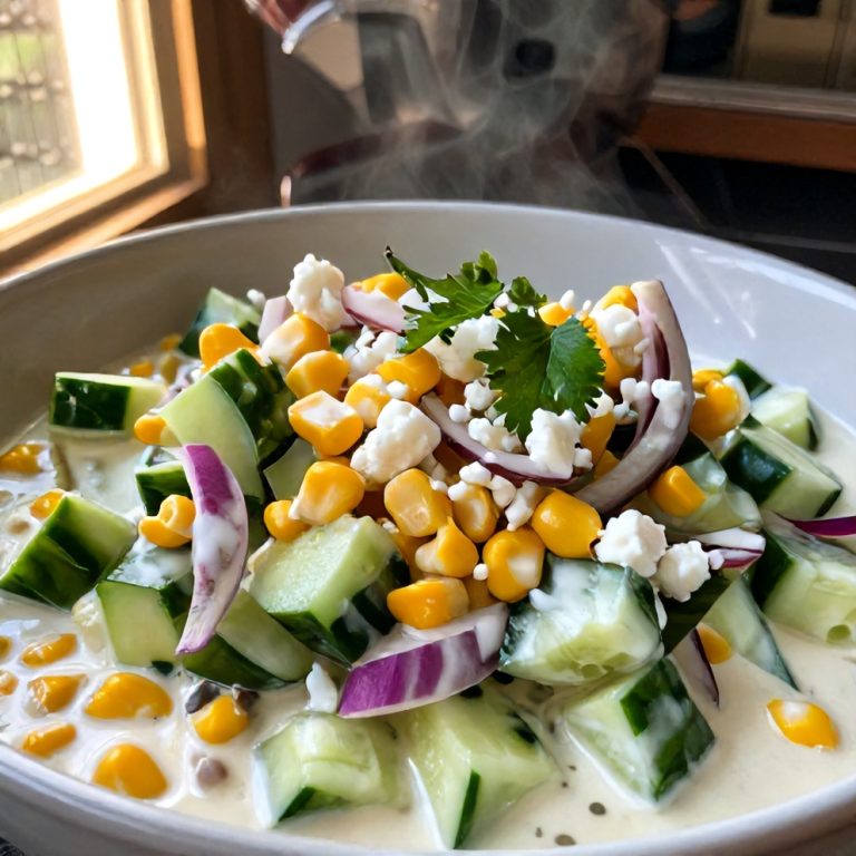 street corn cucumber salad