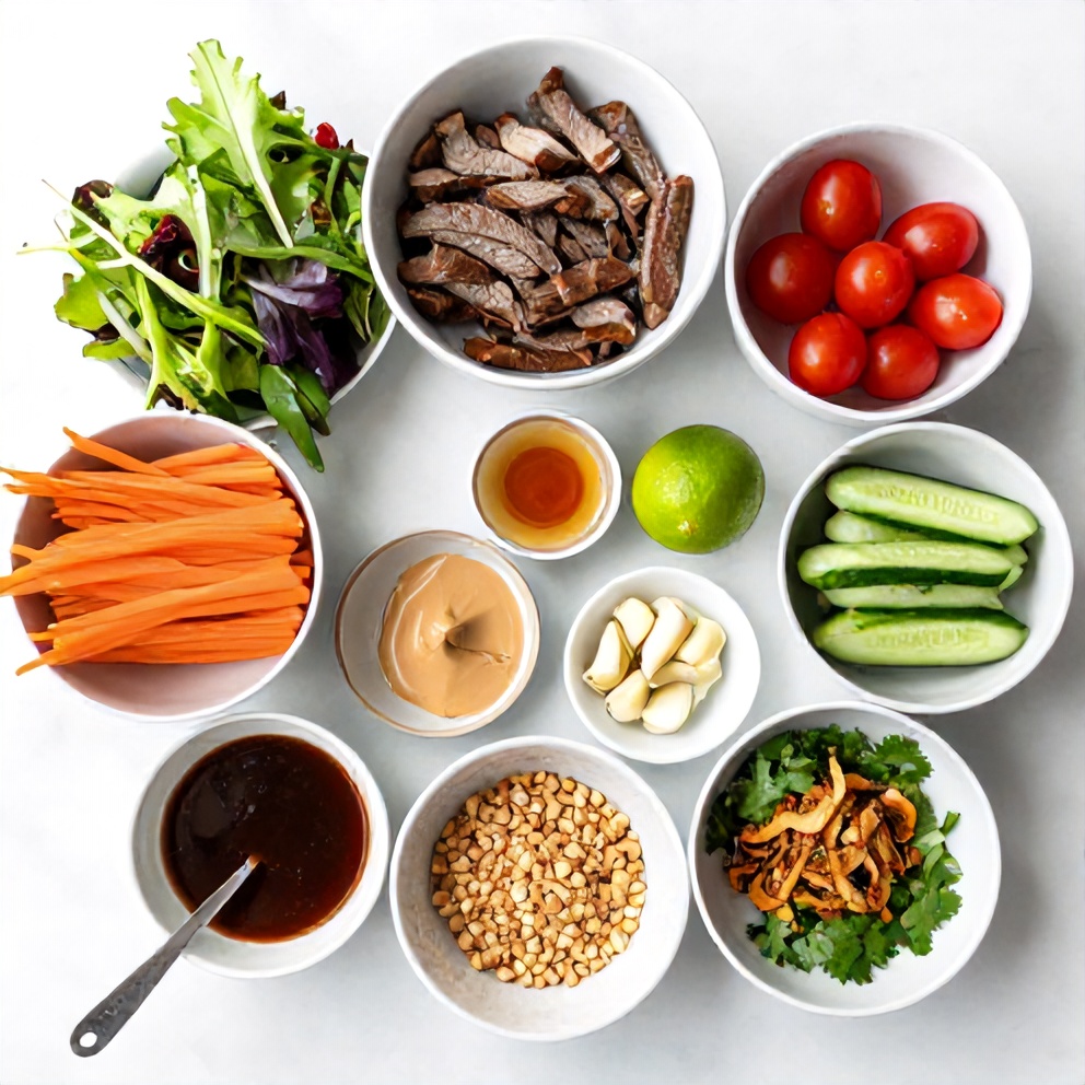 Thai Steak Salad Ingredients