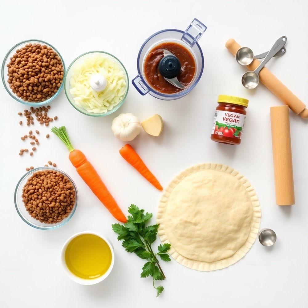 Vegan Lentil Empanada Ingredients