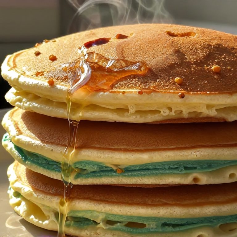 Vegan Rainbow Pancakes