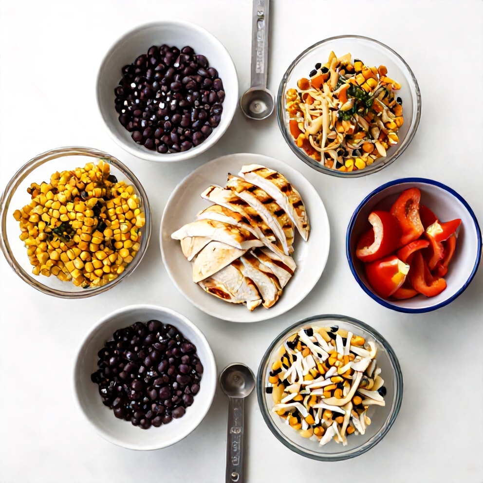Mexican Street Corn Chicken Pasta Salad Ingredients